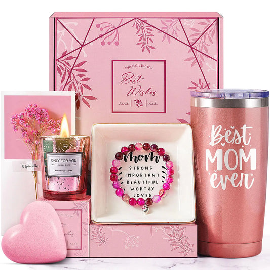 Mothers Day Gifts for Mom Wife Grandma Stepmom New Mom Mother In Law Mom Birthday Gifts for Women Mom Relaxing Spa Gift Basket Set Mom Gifts